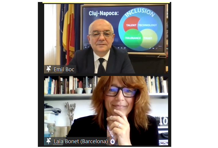 Capture of Emil Boc and Laia Bonet