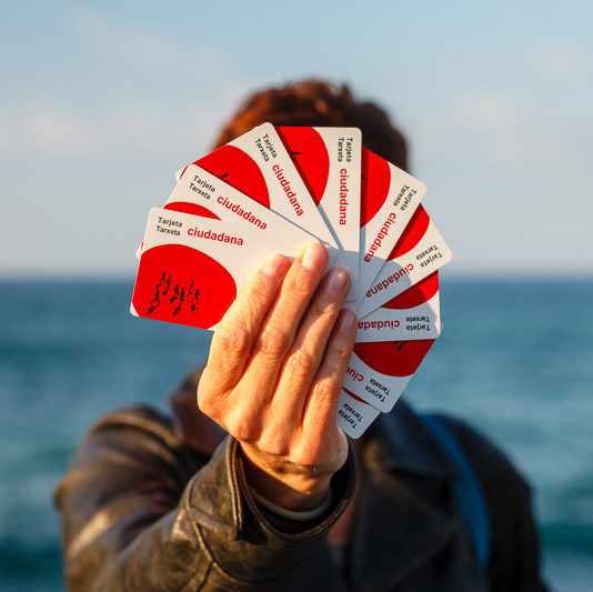 A fan of citizen cards