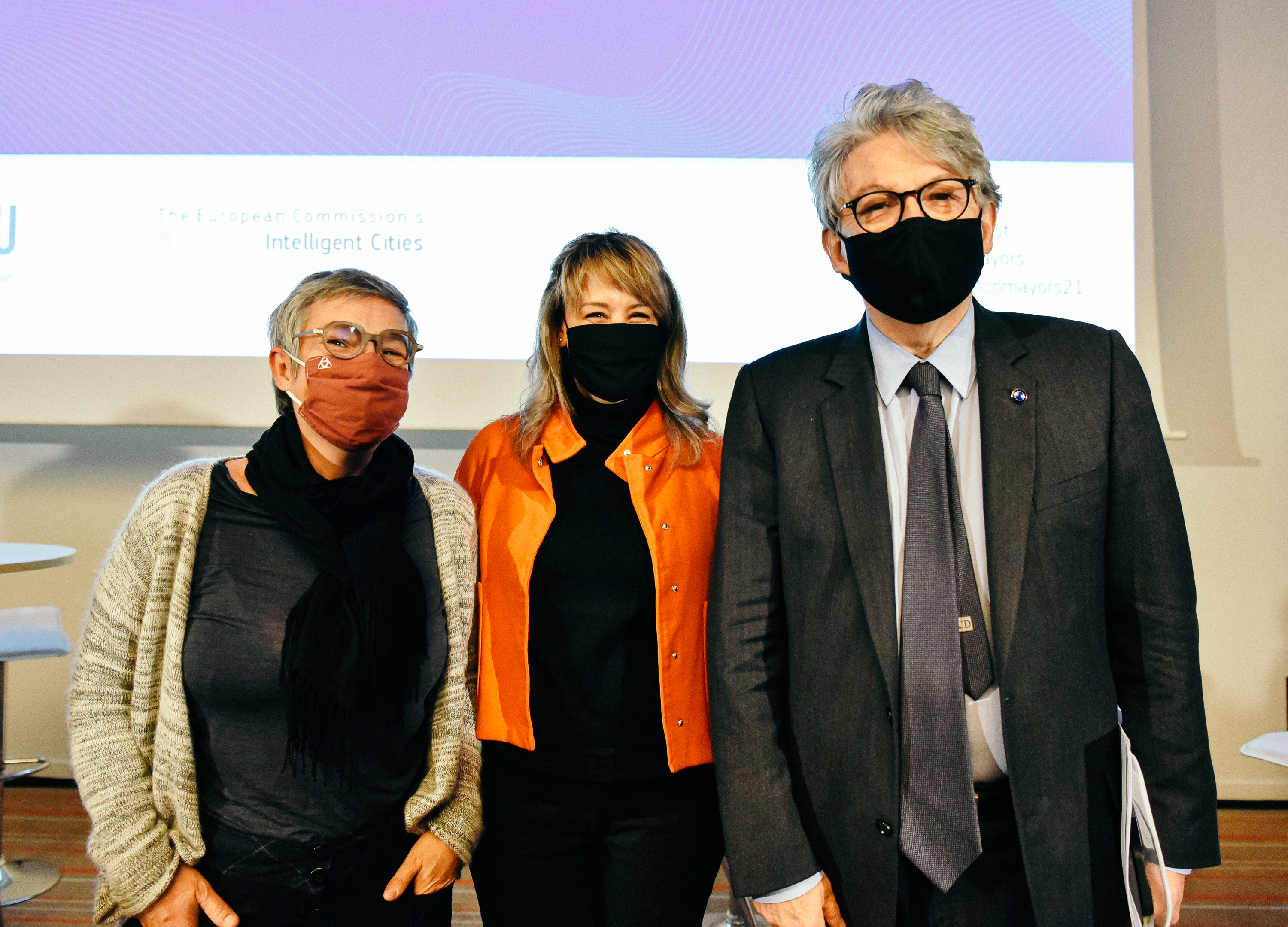 Breton with Deputy Mayors