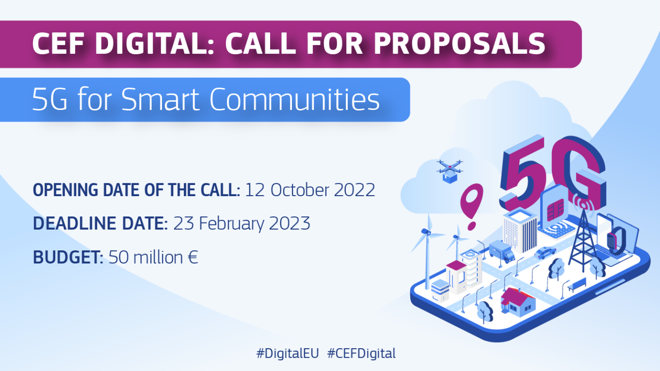 5G for communities call for proposals