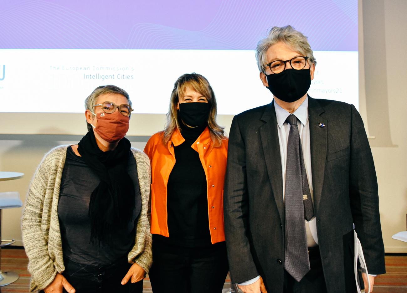 Breton with Deputy Mayors 