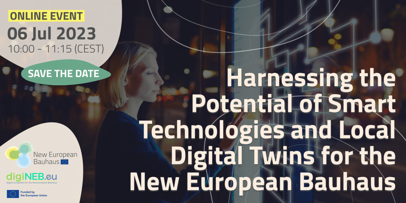 Webinar on Harnessing the potential of Smart Technologies and Local Digital Twins for the New European Bauhaus