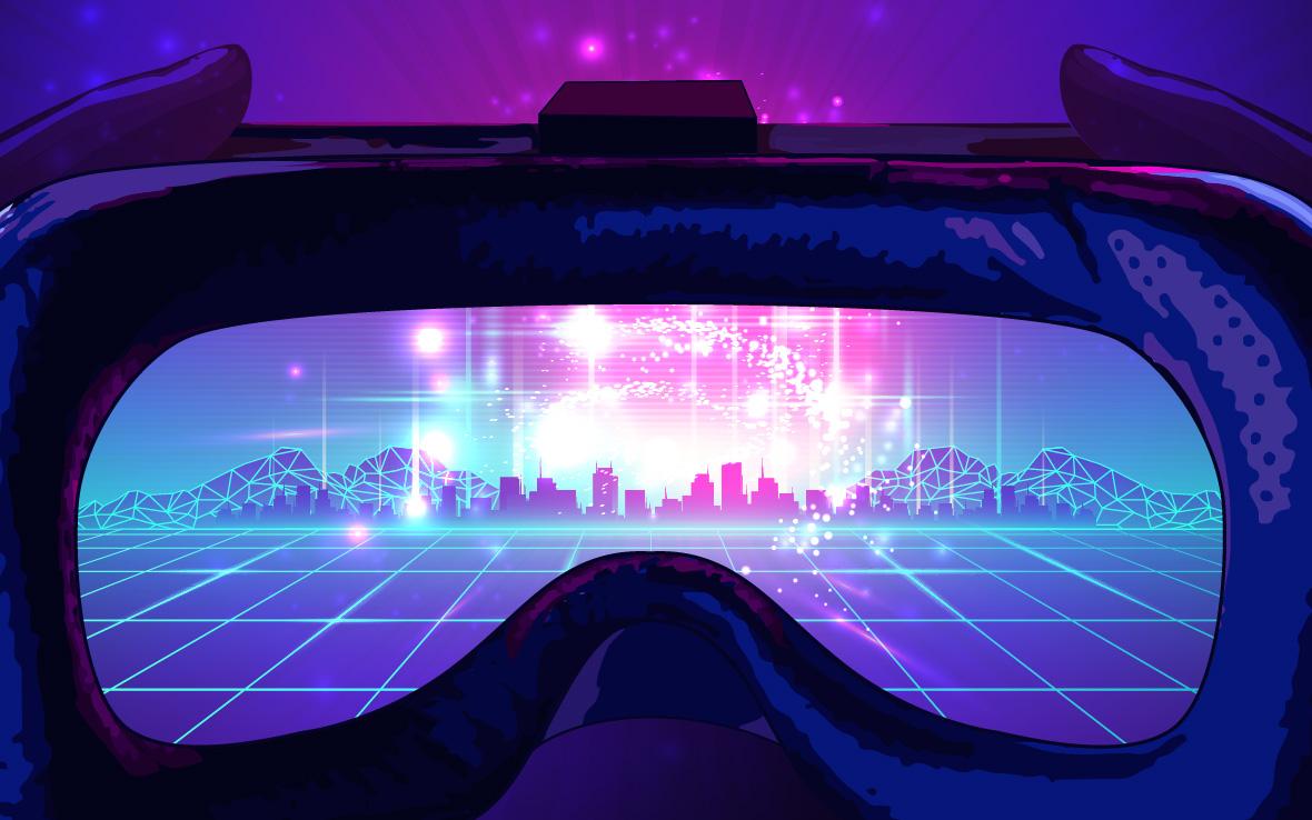 ©cemile-bingol-Getty  City skyline seen through VR glasses