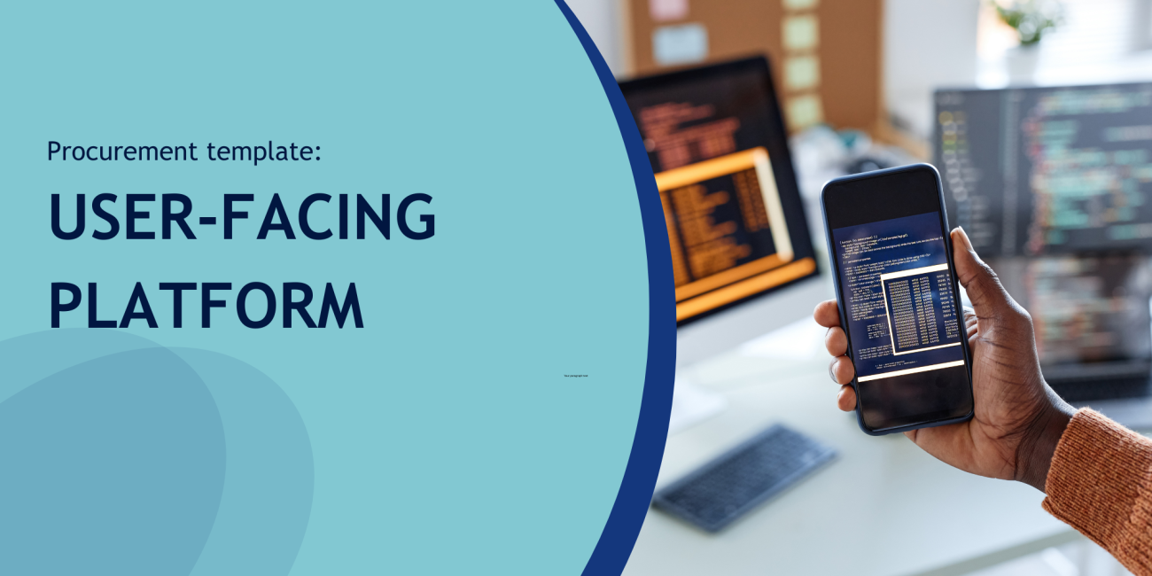 Procurement template: ​​User-facing platform​ 